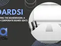 A modern boardroom with a long table and chairs, ready for a meeting. Learn how to join a board of directors with this guide.